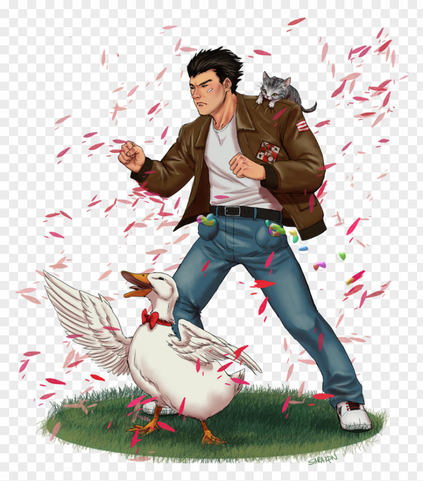 Ryo Hazuki Sega Human Behavior Art PNG