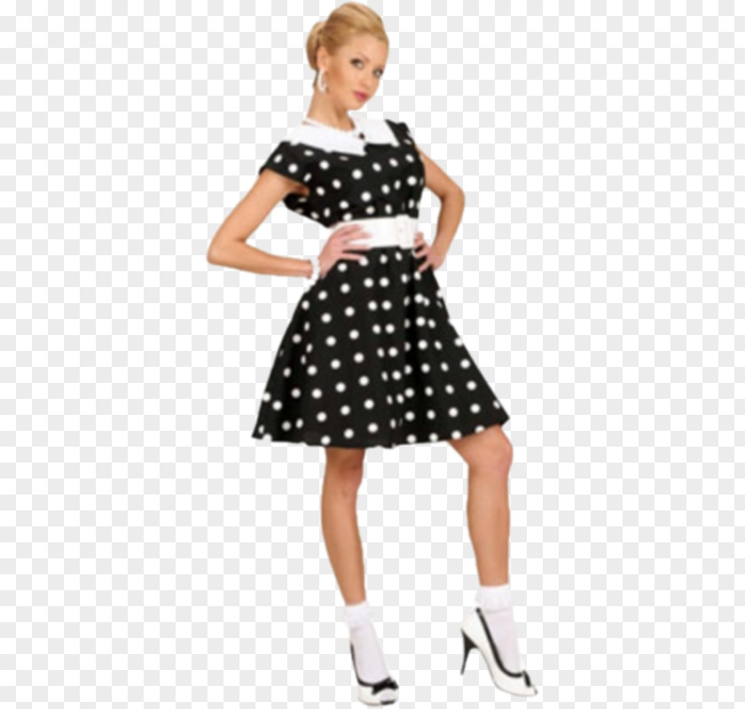 Short Cloak 1950s Dress Costume Rockabilly Clothing PNG