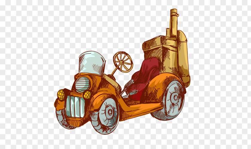 Vintage Vehicles Photography Illustration PNG