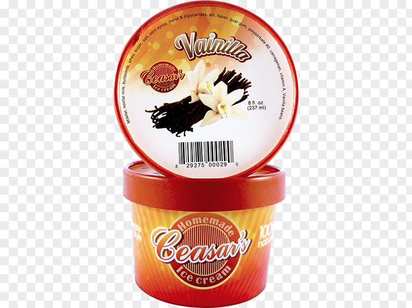 Ice Cream Vanilla Dulce De Leche Flavor PNG