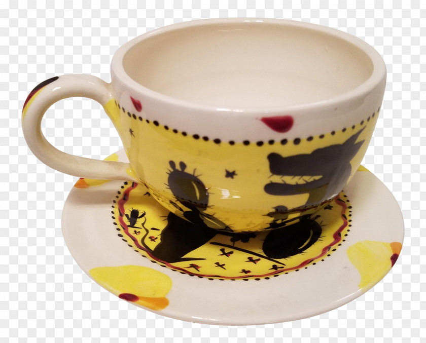 Mug Coffee Cup Espresso Porcelain Saucer PNG