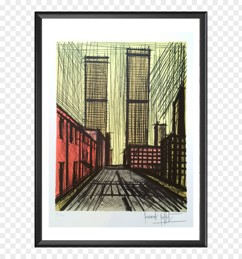Twin Tower Tete The Clown Architecture New York City Painting Art PNG
