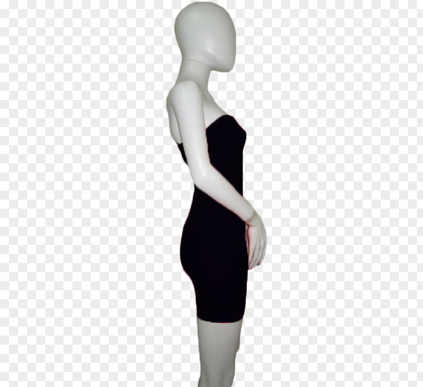Black Bodycon Dresses Hip Dress Shoulder KBR Abdomen PNG