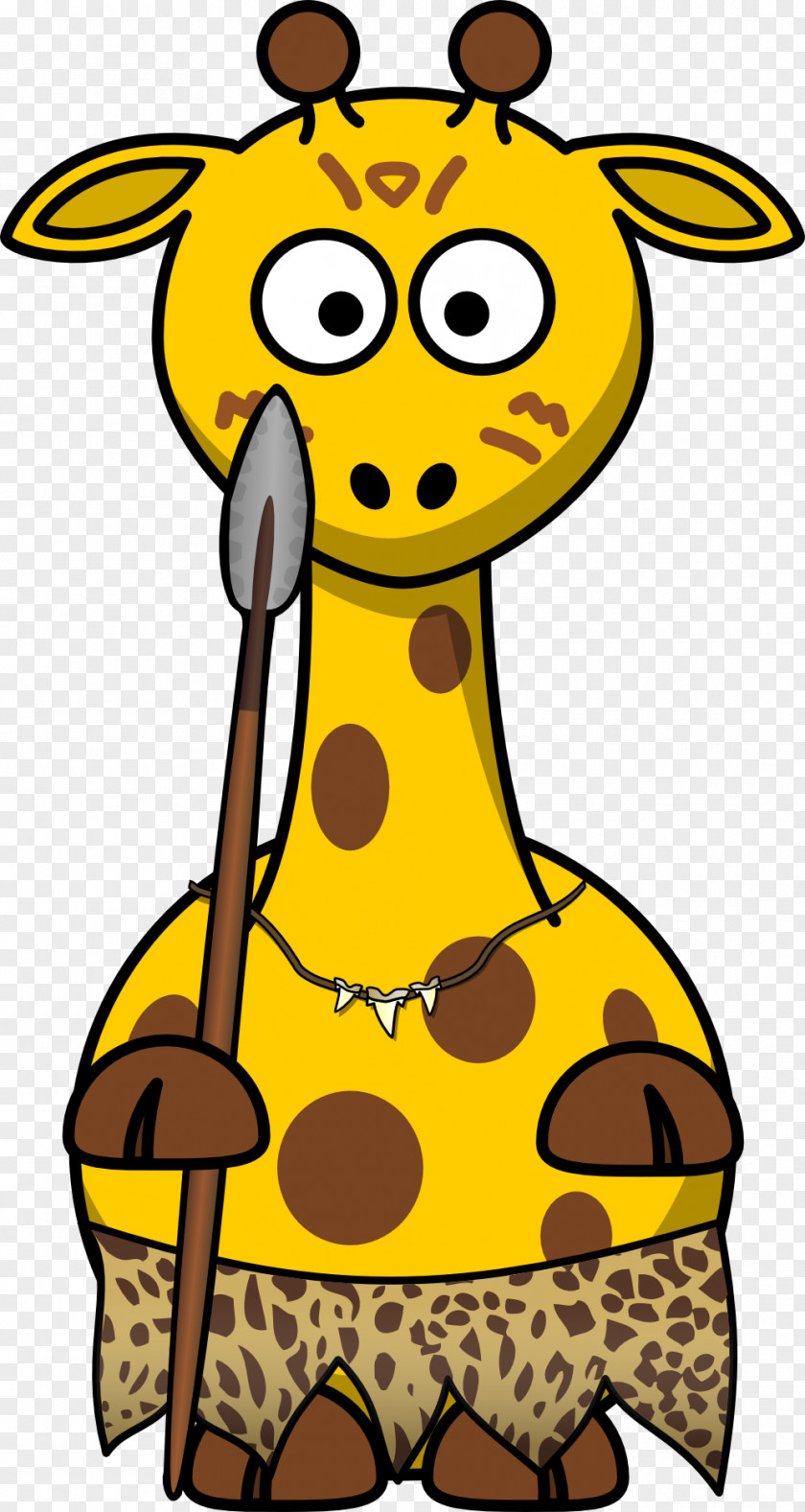 Giraffe Cartoon Clip Art PNG