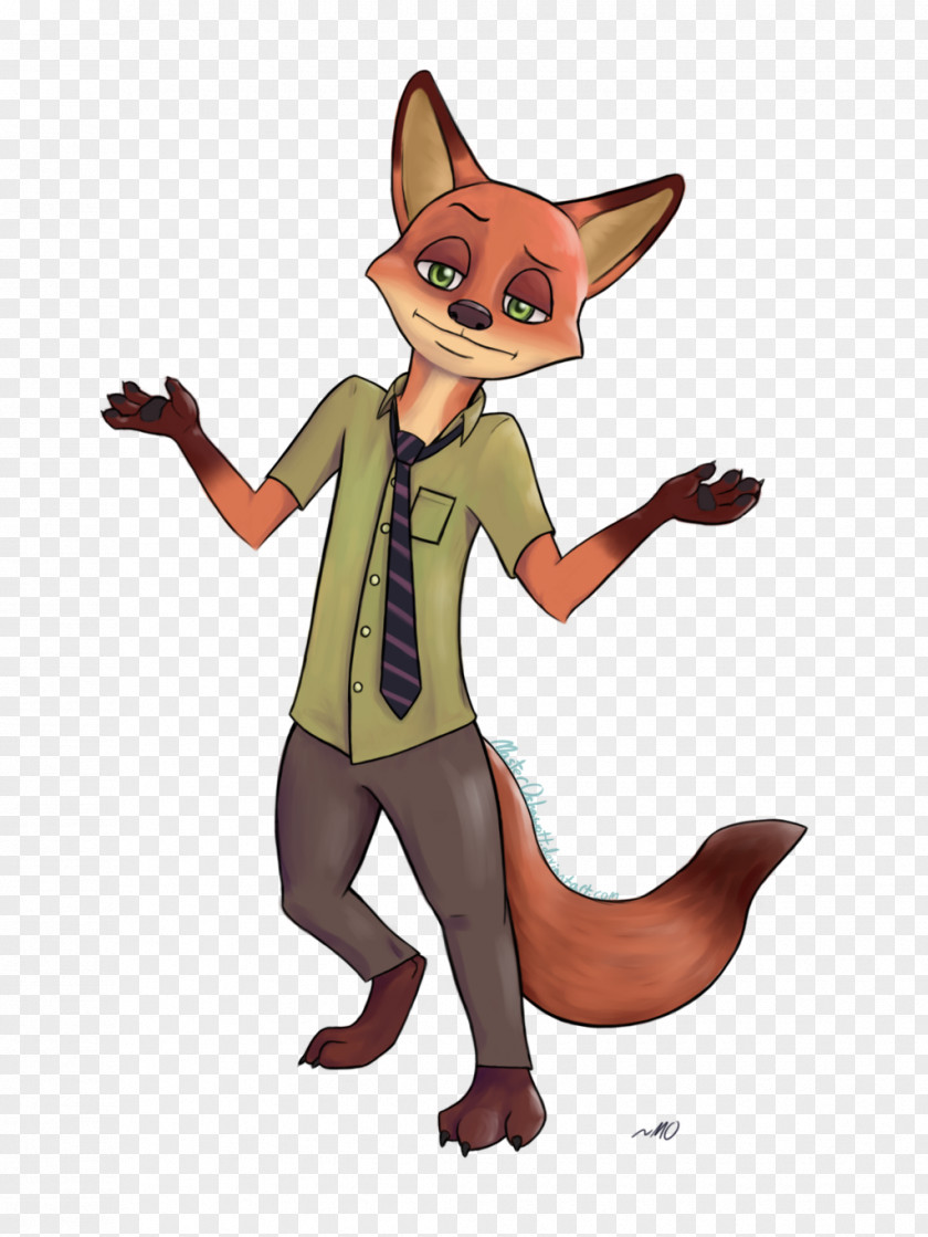 Nick Wilde Red Fox YouTube Painting Animated Film PNG