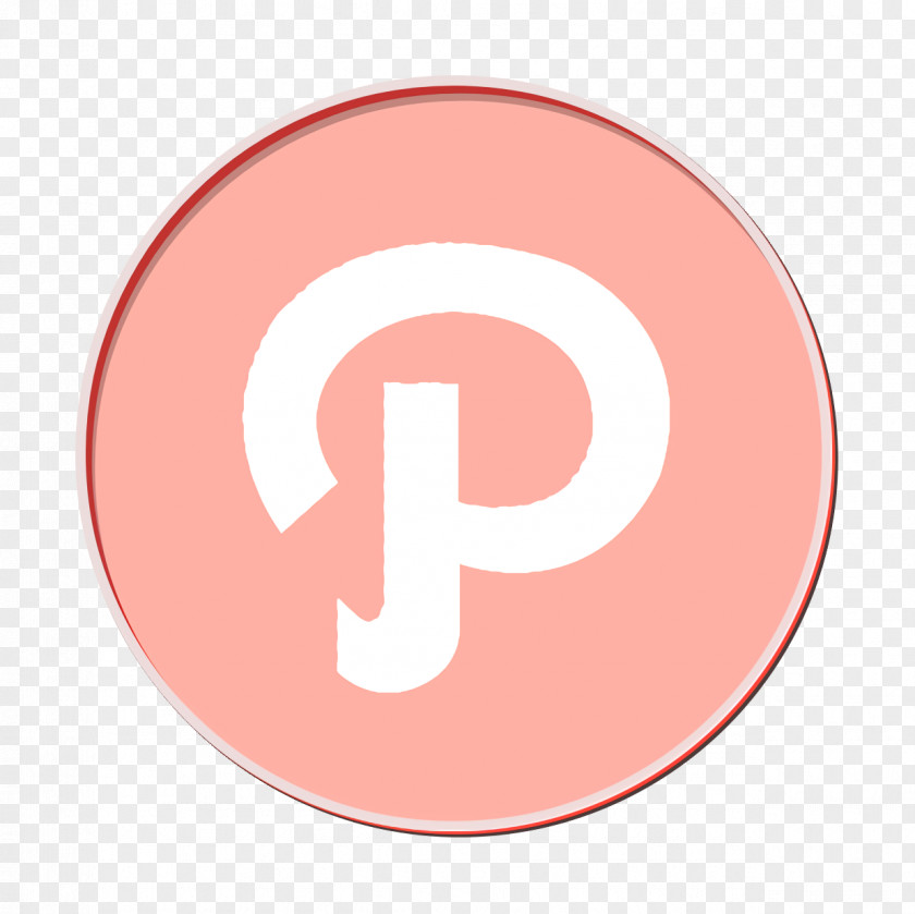 Peach Number Path Icon Socialnetwork PNG