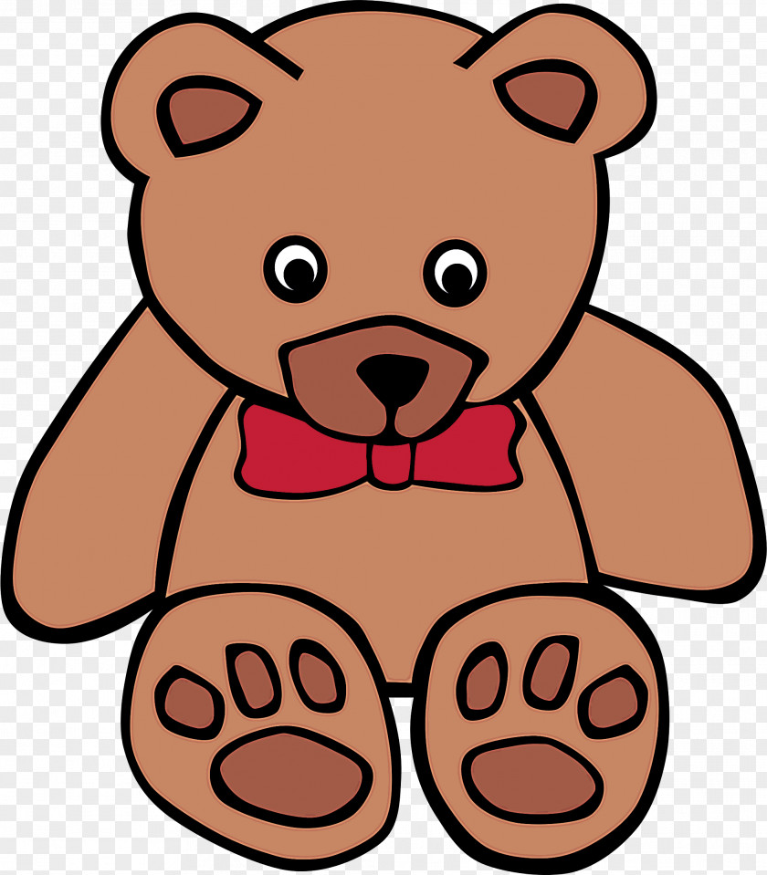 Sticker Smile Teddy Bear PNG
