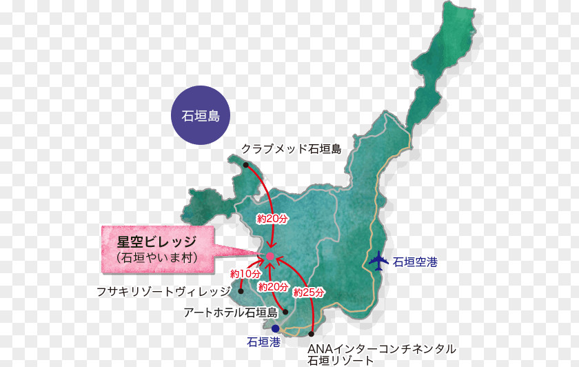 Ace Map Yaeyama Islands Taketomi Illustration Image Royalty-free PNG