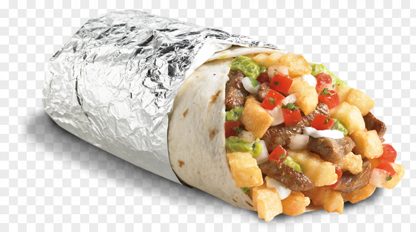 Burrito Taco Carne Asada Mexican Cuisine French Fries PNG