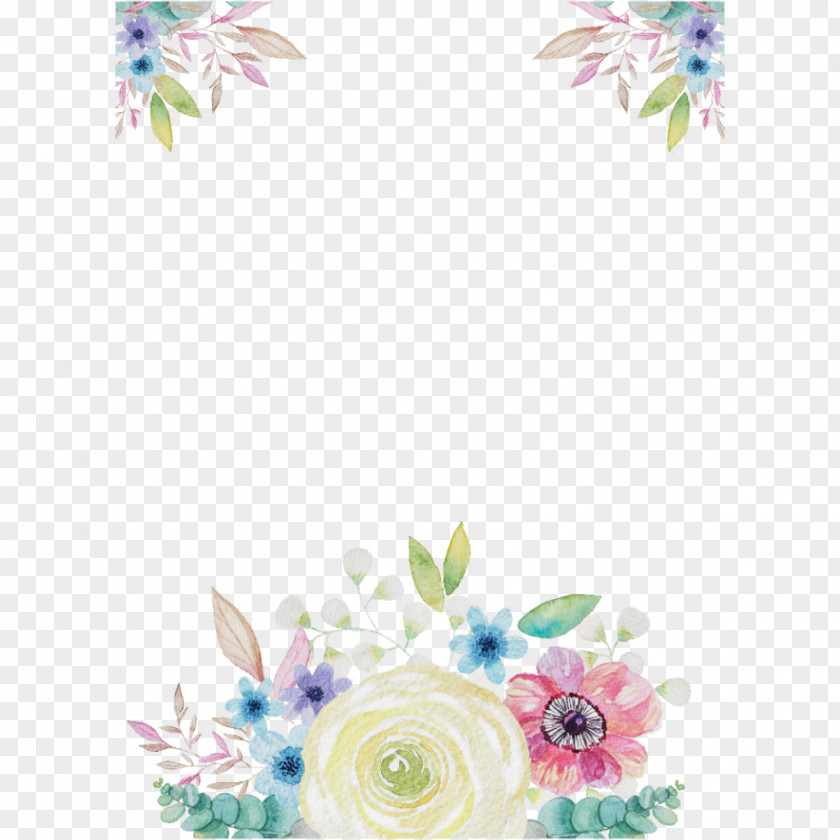 Design Watercolour Flowers Clip Art Desktop Wallpaper Floral PNG