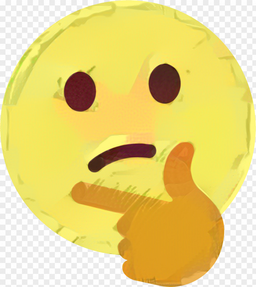 Happy Finger Yellow Background PNG