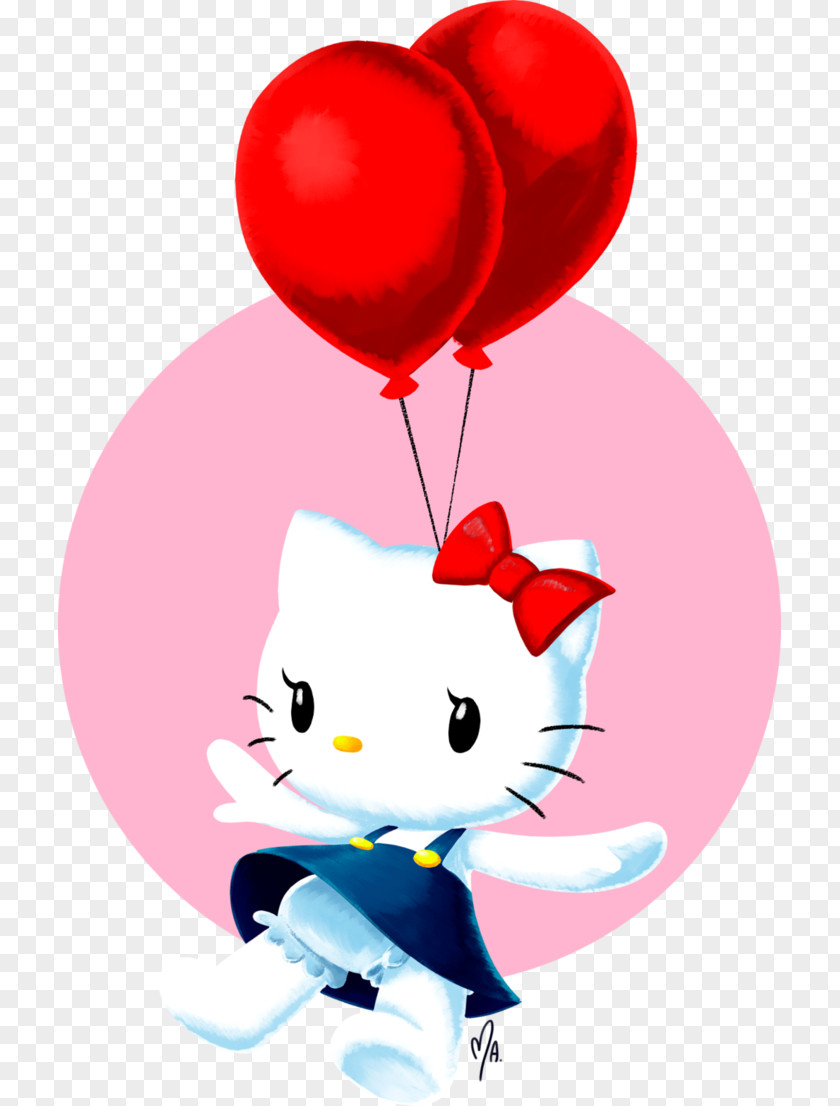 Hello Kitty With Balloons Balloon Clip Art PNG