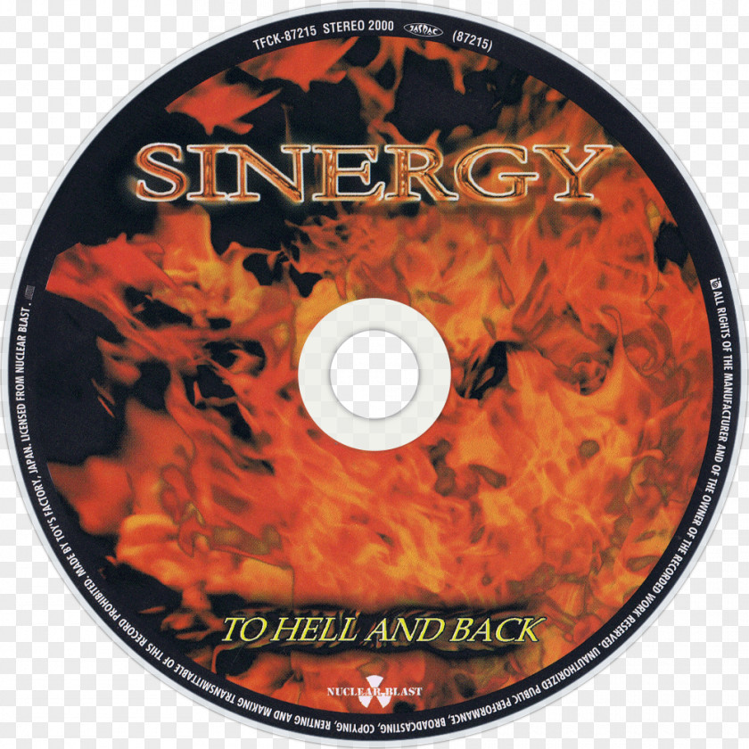 To Hell And Back Sinergy Album Compact Disc Music PNG and disc Music, clipart PNG