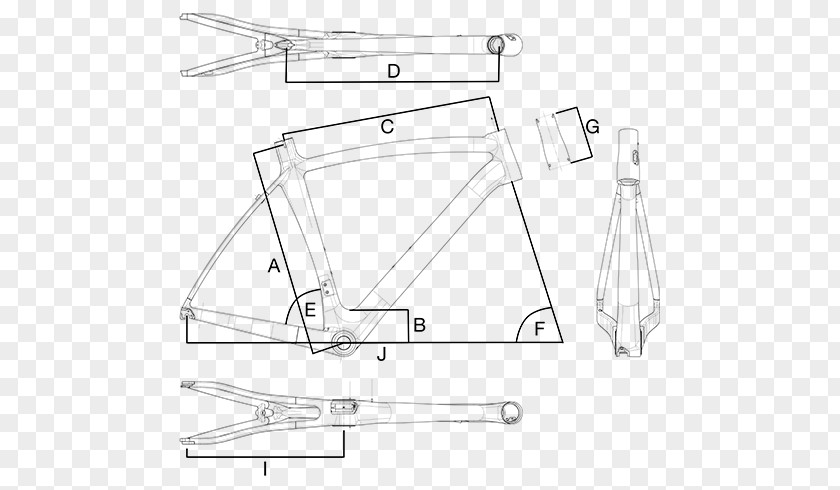 Road Sketch Bicycle Frames Automotive Window Part PNG