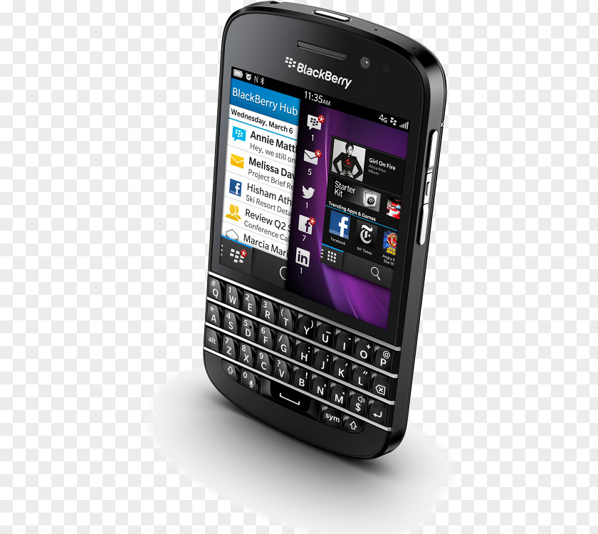 Smartphone BlackBerry Q10 Z10 Q5 GSM PNG