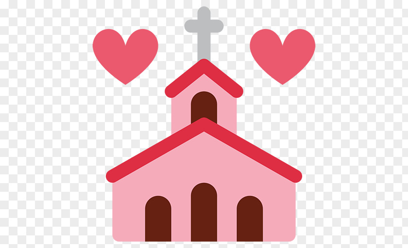Building At Dusk Emojipedia Christian Church Christianity Cross PNG