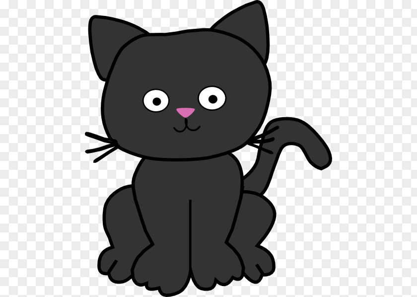 Cat Cliparts Black Kitten Clip Art PNG