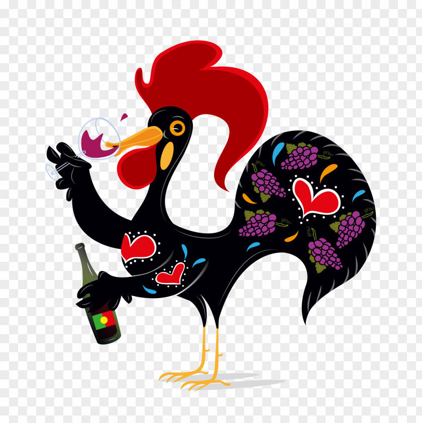 Rooster Barcelos, Portugal Portuguese Wine Of Barcelos Cuisine PNG