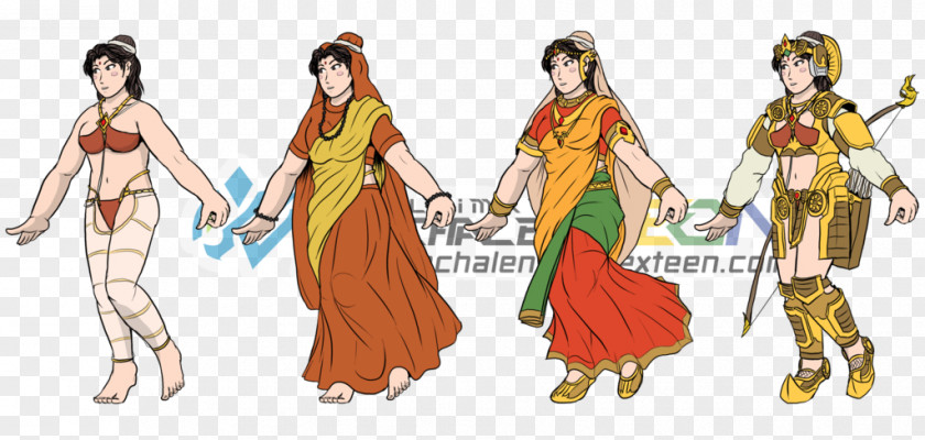 Traditional Indian Costume Sita Ramayan Vishnu PNG