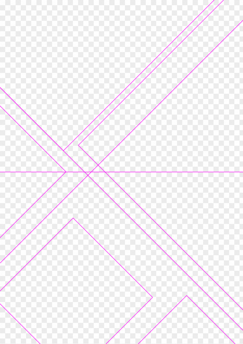 Best Minimal Party Flyer Line Triangle Point Pink M PNG