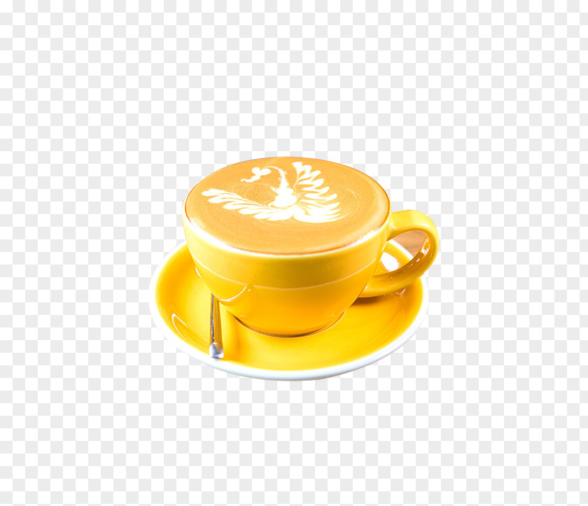 Bright Yellow Ceramic Coffee Cup Hot Milk Drink Trendyol Group PNG