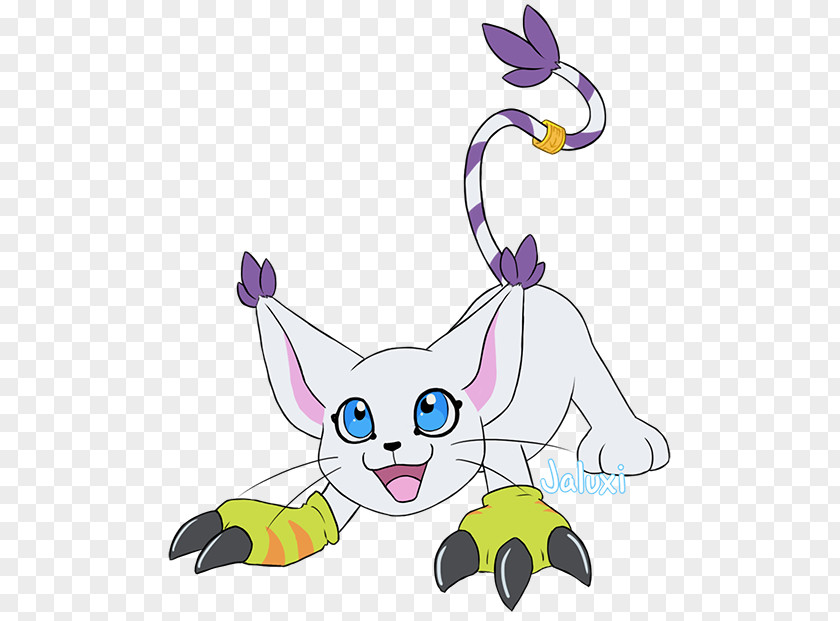 Digimon Gatomon Whiskers Gabumon Cat PNG