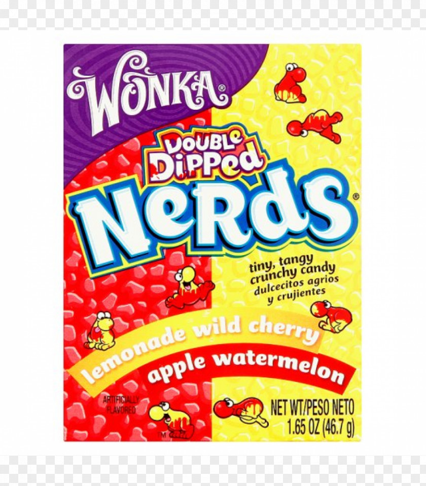 Lemonade Nerds The Willy Wonka Candy Company Fun Dip PNG