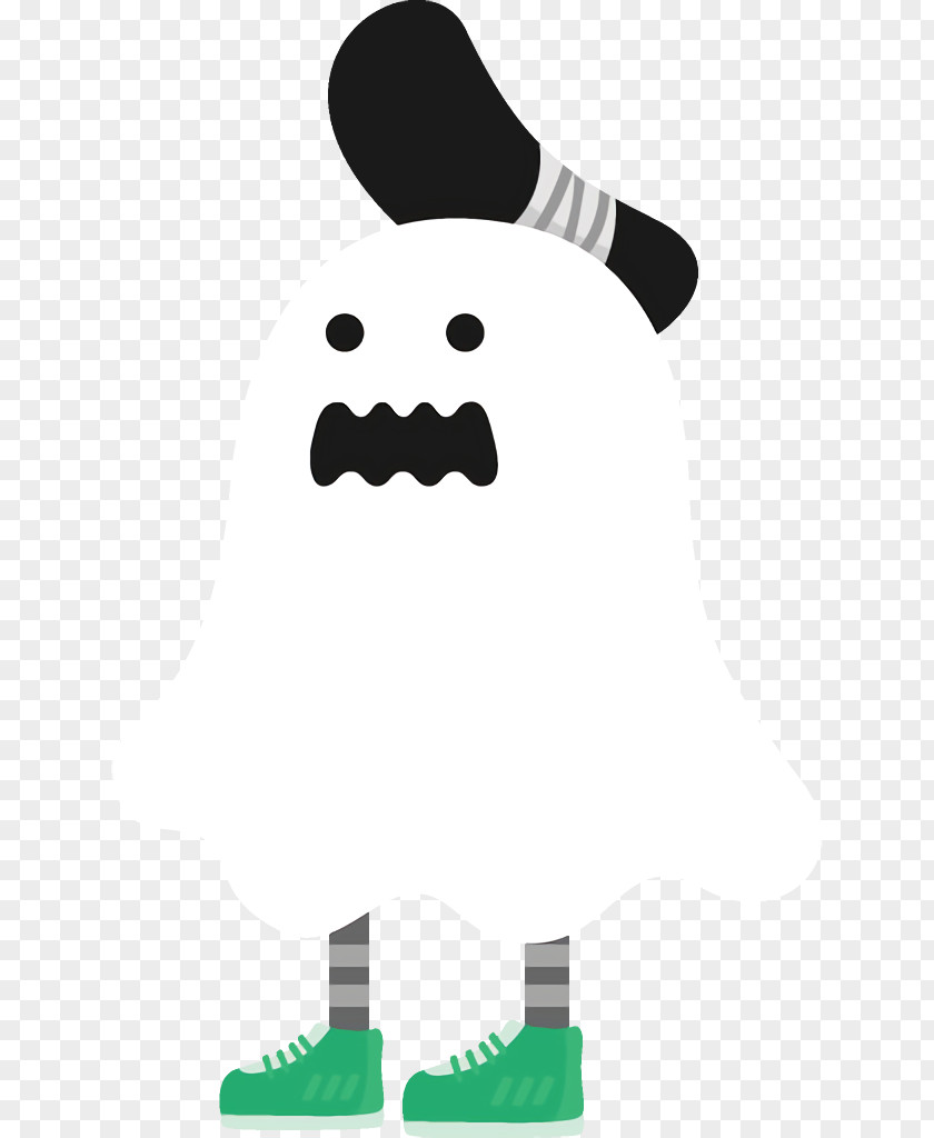 Logo Smile Ghost Halloween PNG