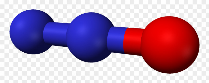 Nitrous Oxide Molecule Nitrogen Chemistry Ball-and-stick Model PNG