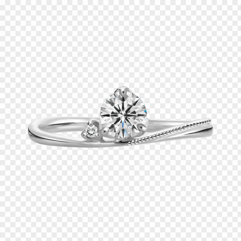 Ring Wedding Engagement Platinum PNG