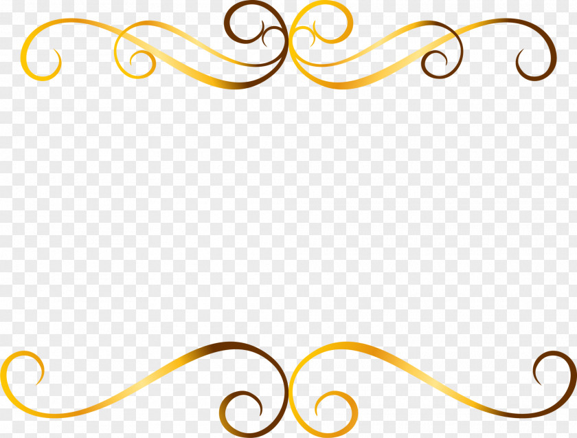 Golden Glitter Line Yellow Brand Area Clip Art PNG