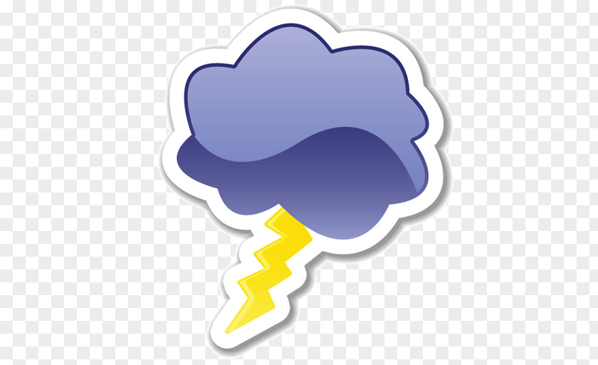 Lightning Thunderstorm Symbol PNG