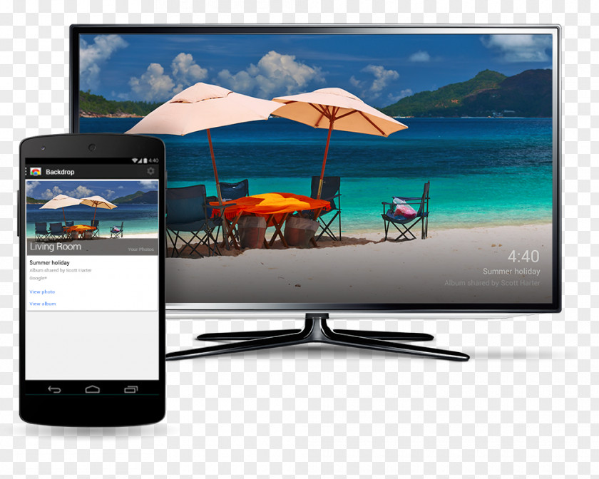 Photo Backdrop Chromecast Google I/O Television Android PNG