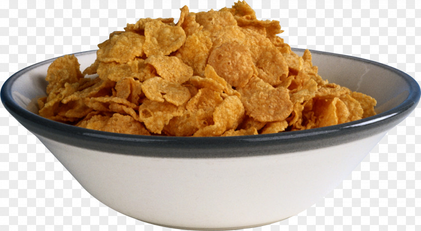 Rice Corn Flakes Breakfast Food Serving Size Eating PNG