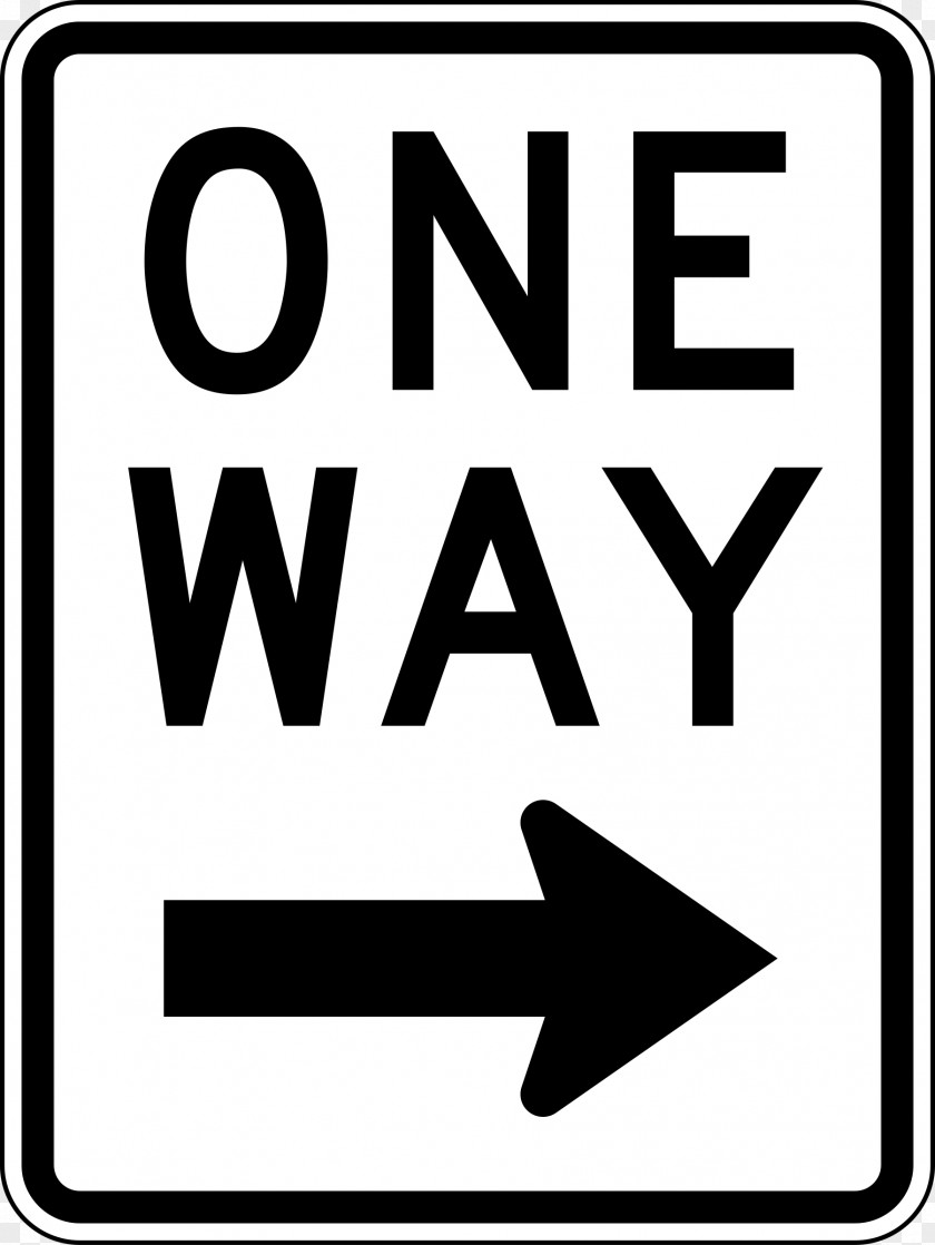 Street Sign United States One-way Traffic Manual On Uniform Control Devices PNG