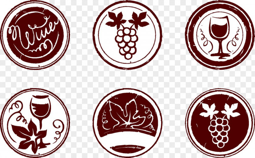 Wine Logo Design Badge PNG