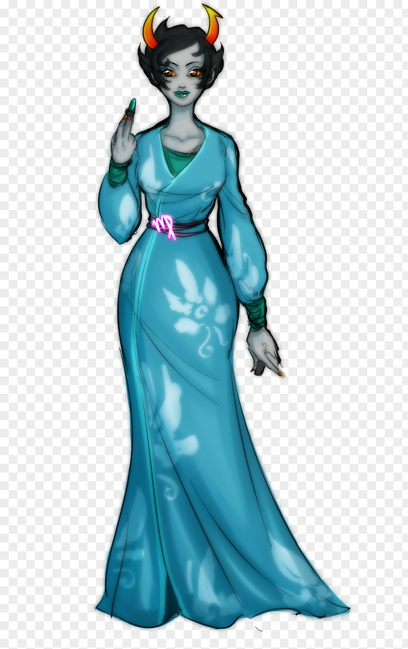 Woman Trolls Homestuck Gown PNG