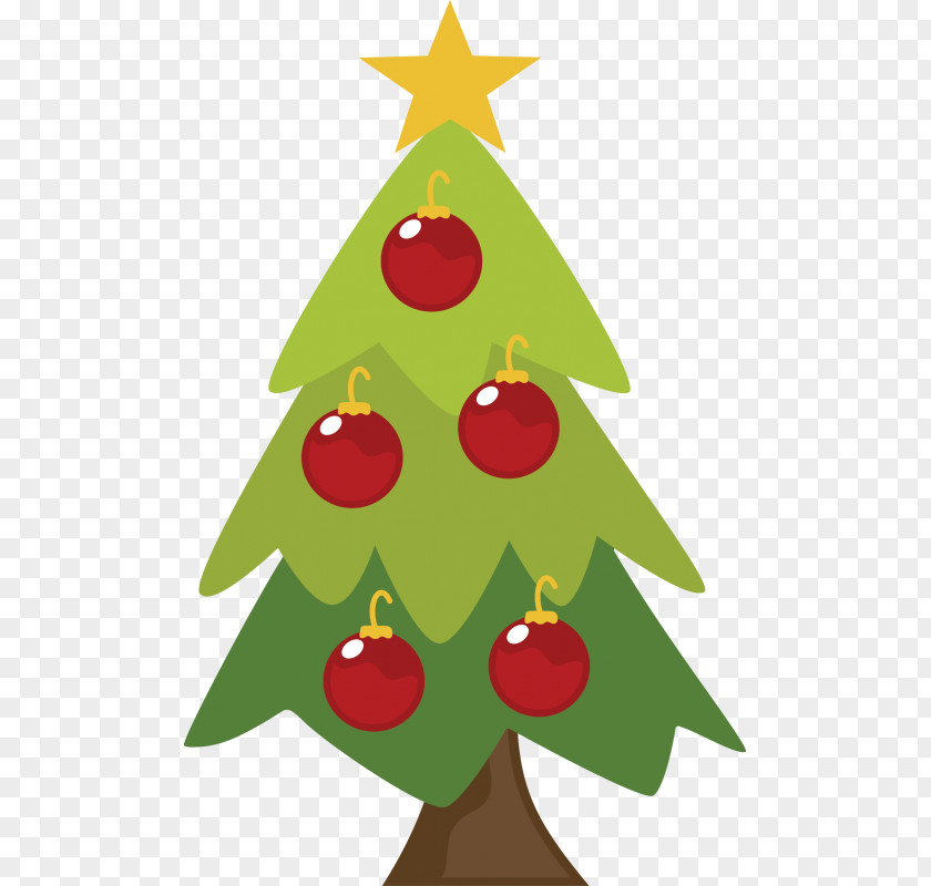 Christmas Tree Gift Ornament Clip Art PNG
