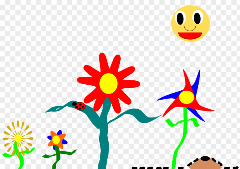 Flower Floral Design Drawing Garden Illustration PNG