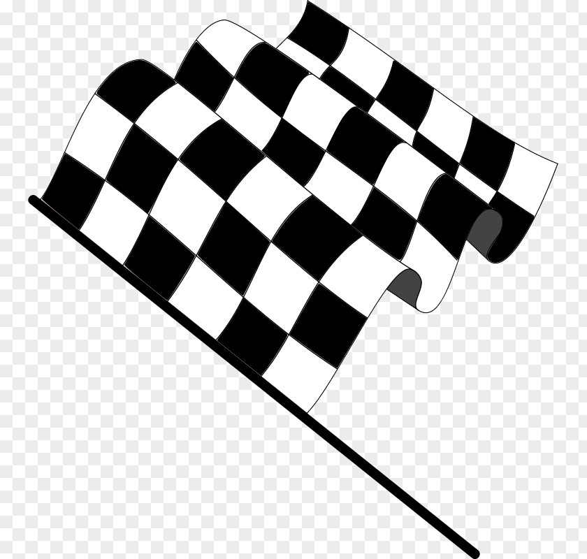 Go Kart Racing Flags Drapeau à Damier Clip Art PNG