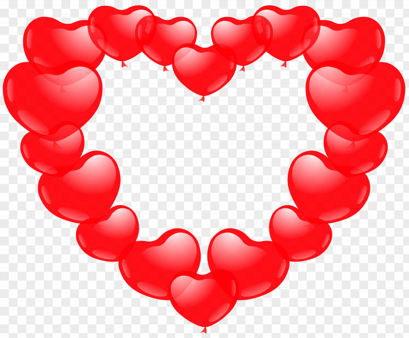 Heart Of Ballon Hearts Clip Art Image PNG