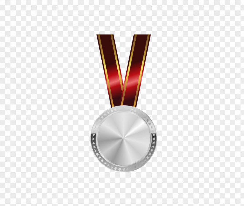 Silver Medal Stainless Steel Metal PNG