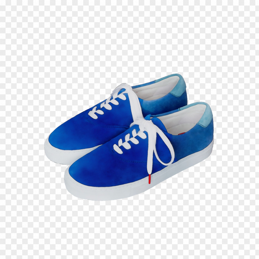 Walking Shoe Skate Footwear Blue Cobalt Sneakers PNG