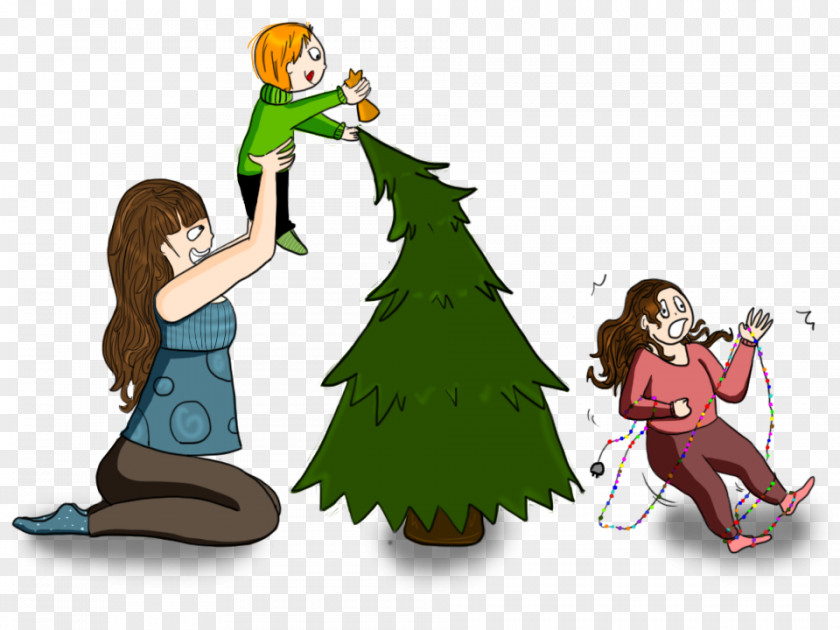Christmas Tree Illustration Clip Art Day Ornament PNG