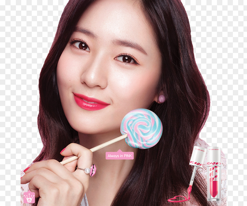 Krystal Jung Lip Balm Etude House Color Lipstick PNG