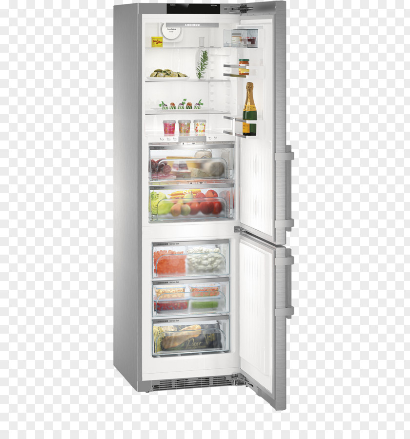 Refrigerator Liebherr Group LIEBHERR Premium Køle/fryseskab 709L Freestanding Side X SmartSteel Fridge SBSEF 7242 PNG
