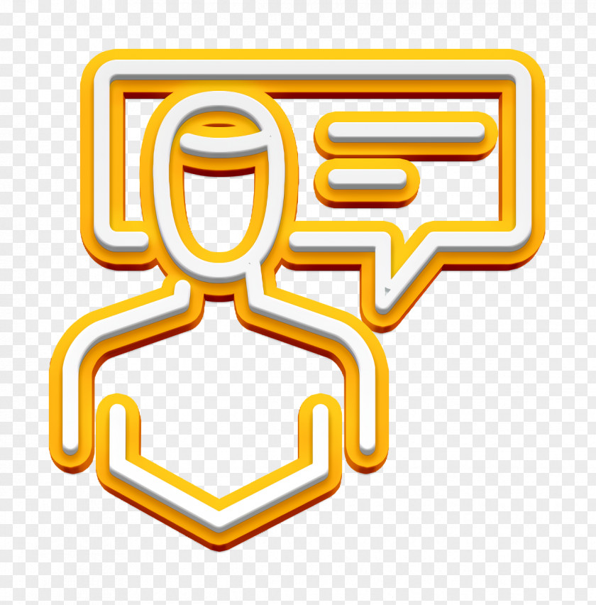 Symbol Logo Comment Icon Communication Man PNG