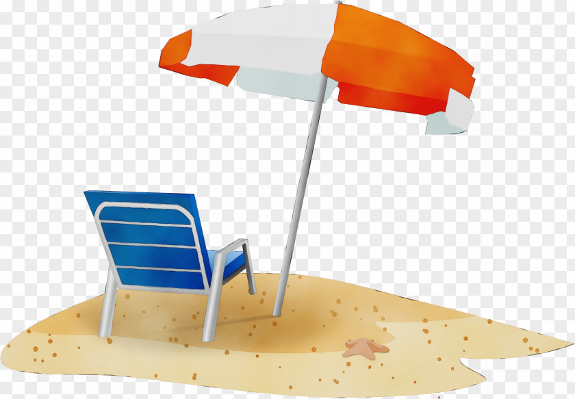 Umbrella Orange Travel Summer Beach PNG