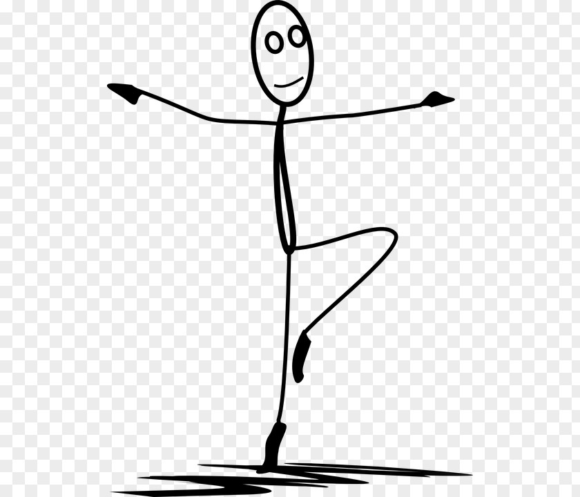 Ballet Stick Figure Dance Clip Art PNG