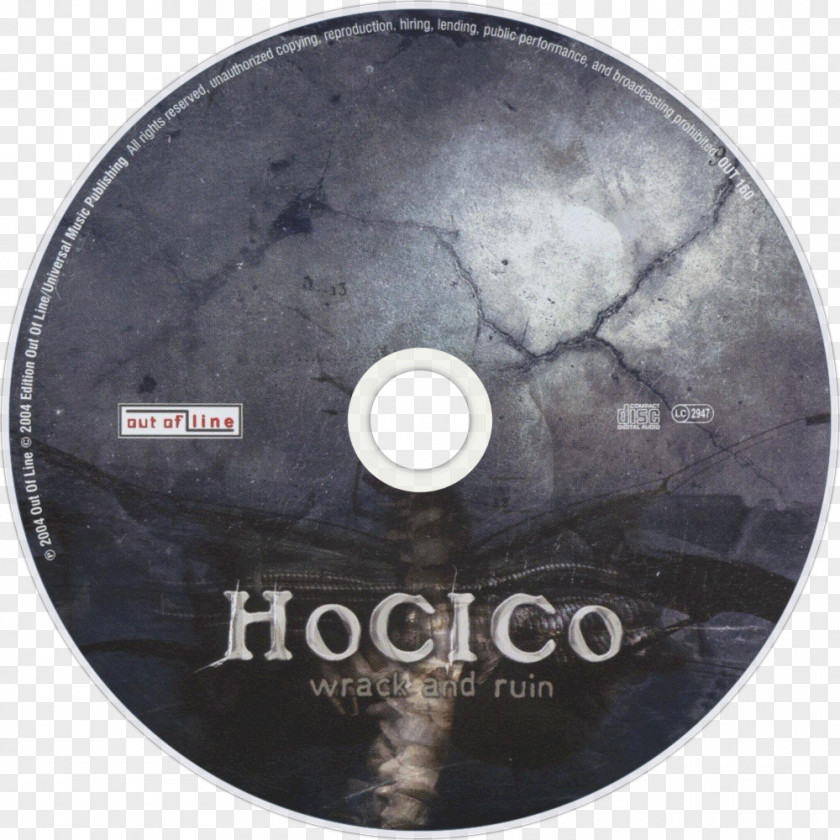 Dvd Wrack And Ruin Hocico DVD Compact Disc & PNG